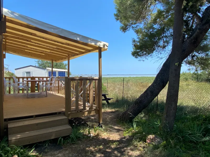Mobil-Home Nest - 33M² - 3 Chambres - Vue Étang