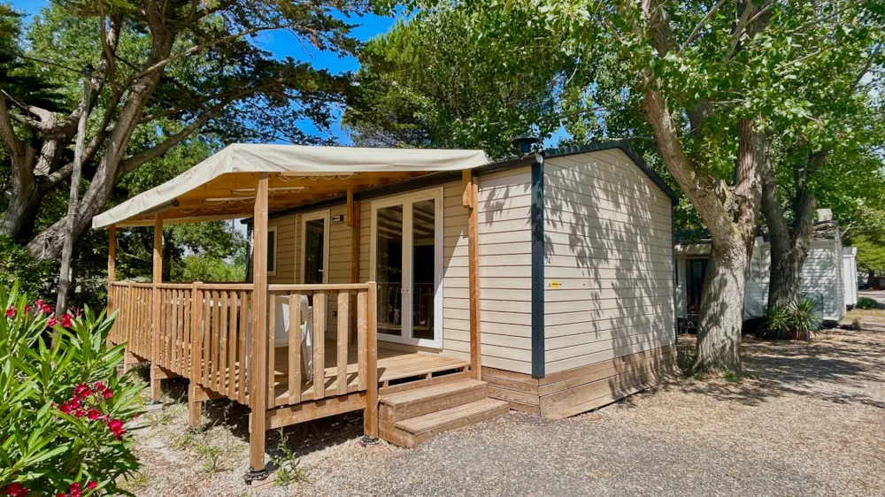 Accommodation - Mobile Home Nest Sun - 29M² - 2 Bedrooms - Camping de l'Arnel