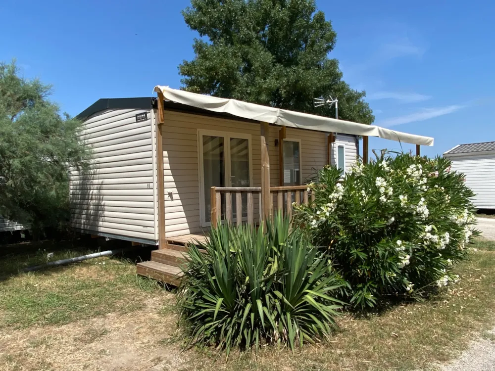 Accommodation - Mobile-Home Riviera Flower - 32M² - 2 Bedrooms - Camping de l'Arnel