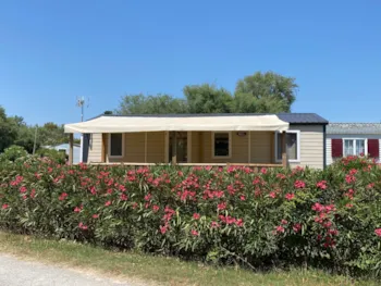 Mietunterkunft - Mobilheim Nest Flower - 33M² - 3 Schlafzimmer - Camping de l'Arnel