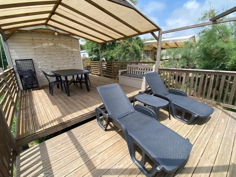 Mobil-Home Flamingo - 2 Chambres - Vue Étang