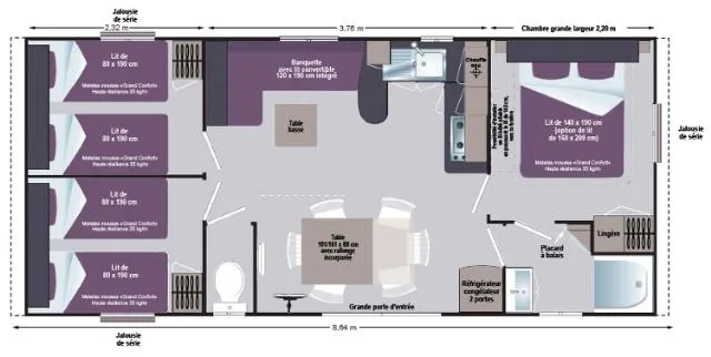Mobil-Home Super Cordélia (Mercredi / Samedi)
