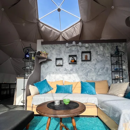 Mietunterkunft - Cocoon Geodätische Kuppel - image n°4 - Camping du Buisson