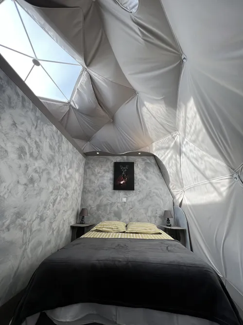Mietunterkunft - Cocoon Geodätische Kuppel - image n°9 - Camping du Buisson