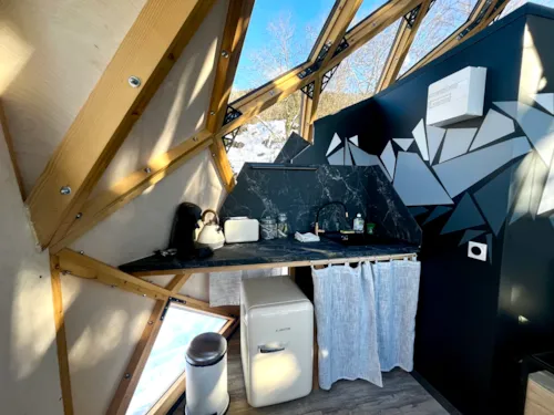 Huuraccommodatie(s) - Zome Met Sauna En Privé-Spa - image n°4 - Camping du Buisson