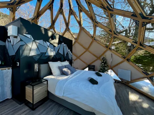 Huuraccommodatie(s) - Zome Met Sauna En Privé-Spa - image n°5 - Camping du Buisson