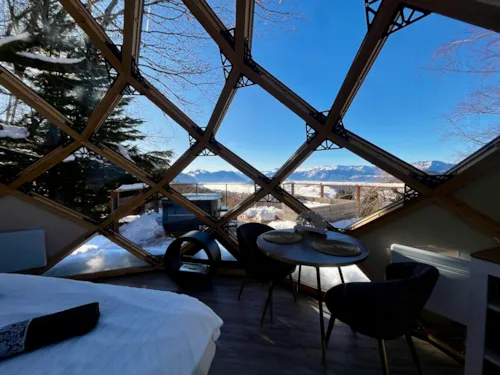 Huuraccommodatie(s) - Zome Met Sauna En Privé-Spa - image n°8 - Camping du Buisson