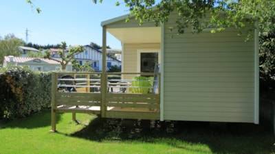 Mobile home FAMILY LOGGIA+ 26m² - 2 bedrooms with integrated covered terrace — 2
