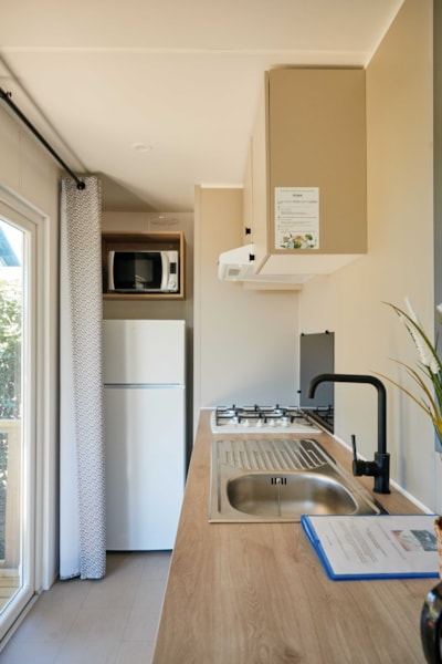 Mobile home FAMILY RIVIERA+ 26m² - 2 bedrooms, semi-covered terrace — 5