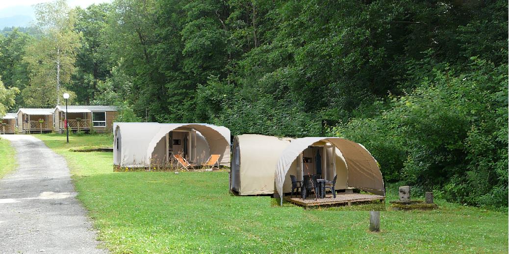 Mietunterkunft - Mobile Home 2 Schlafzimmer (Keine Toilette) - Camping Ser Sirant