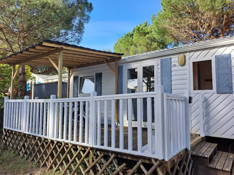 Huuraccommodatie(s) - Stacaravan N25 Standard - Camping le Pin Franc