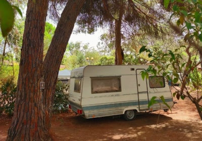 Pitch caravan -
