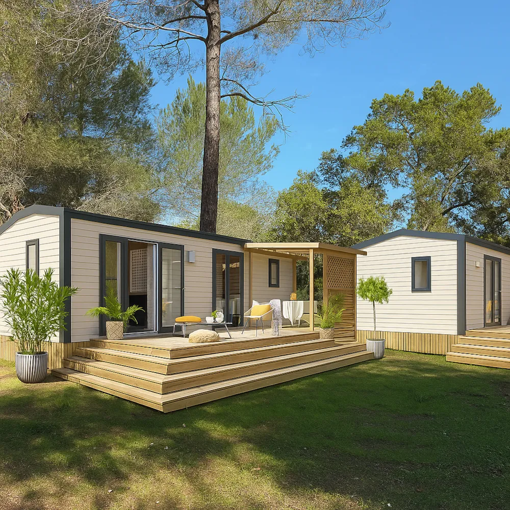 Location - Mobil-Home Arradicata (Gamme Supérieure) - Dimanche/Dimanche - - U Pinarellu