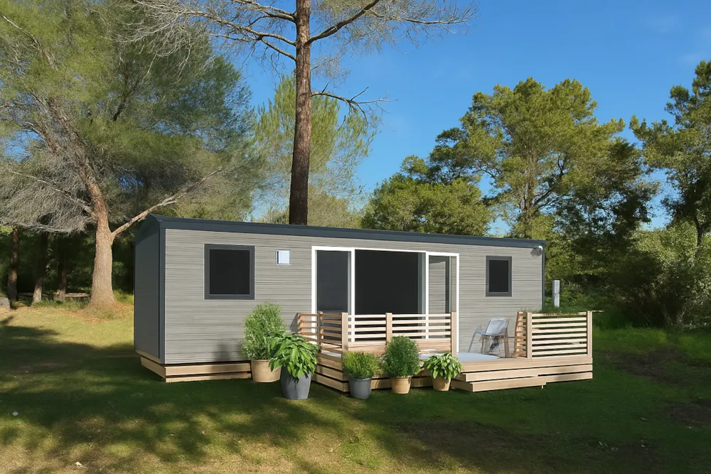 Location - Mobil-Home Cunifera (Gamme Supérieure) - Samedi/Samedi - - U Pinarellu