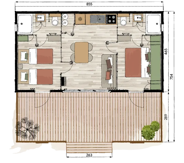 Chalet Uliicolu (Gamme Supérieure) - Samedi/Samedi -