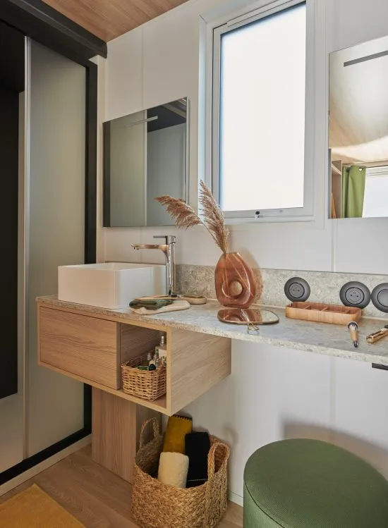 Mobil-Home Taos F4 + S2 Avec Bain Nordique (Gamme Exclusive) - Samedi/Samedi -
