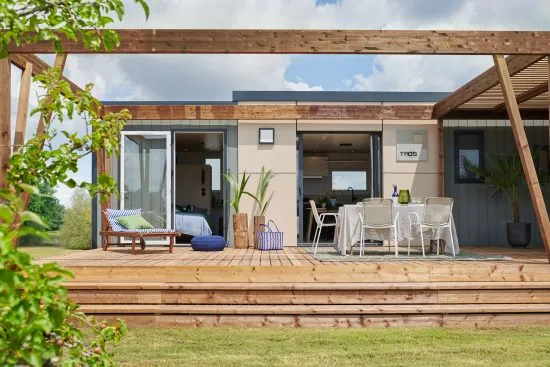 Mobil-Home Taos F6 + S2 Avec Bain Nordique (Gamme Exclusive) - Dimanche/Dimanche -