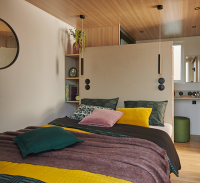 Mobil-home double Favulosa avec bain nordique (Gamme Exclusive) - S -
