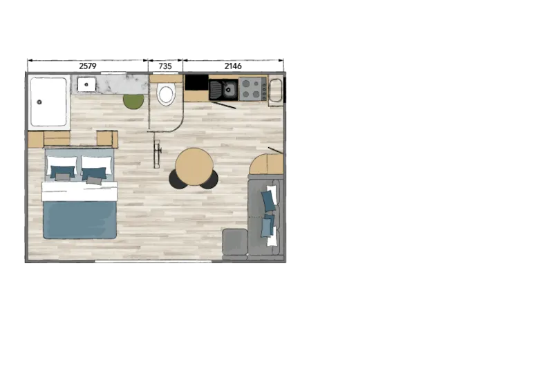 Mobil-Home Taos S2 (Gamme Exclusive) - Samedi/Samedi -