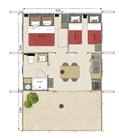Lodge Vacanziera (Gamme Supérieure) - S -