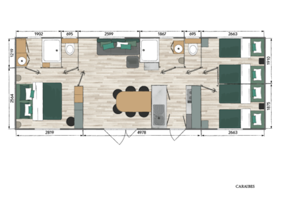 Mobil-home Minirala (Gamme Supérieure) - D -