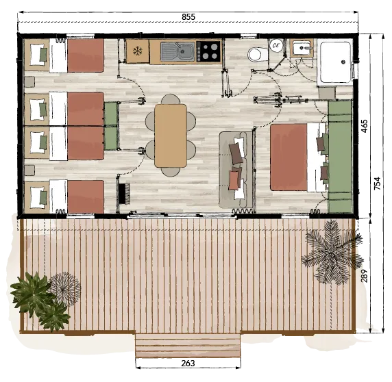 Chalet Uliicolu (Gamme Supérieure) - Samedi/Samedi -