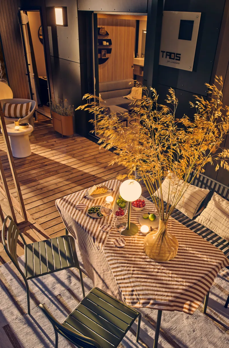 Mobil-Home Taos F6 + S2 Avec Bain Nordique (Gamme Exclusive) - Dimanche/Dimanche -