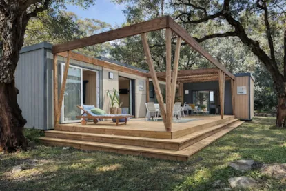 Mobil-Home Taos F4 + S2 Avec Bain Nordique (Gamme Exclusive) - Samedi/Samedi -