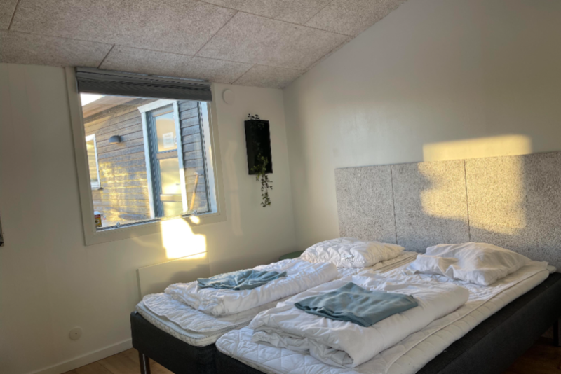 Room with private bathroom and toilet
