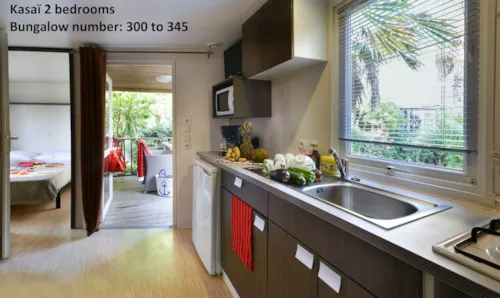 Location - Mobil Home 2 Chambres Grand Confort 30 M² - image n°4 - Camping Au Pré Du Lac