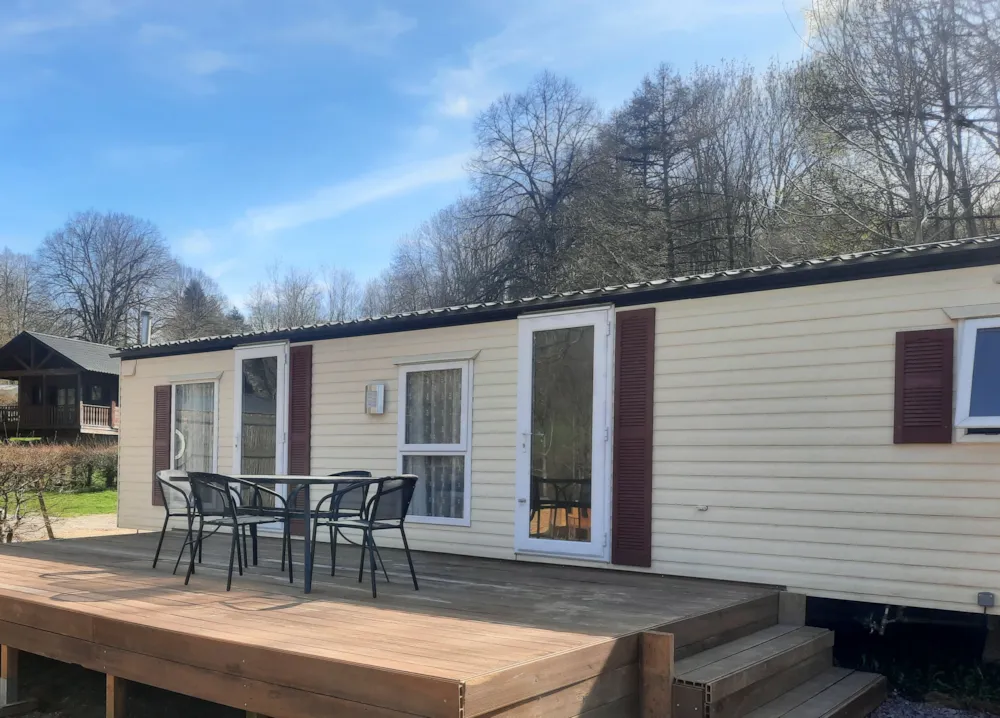 Location - Mobil Home 2 Chambres Grand Confort 36 M² - Camping Au Pré Du Lac