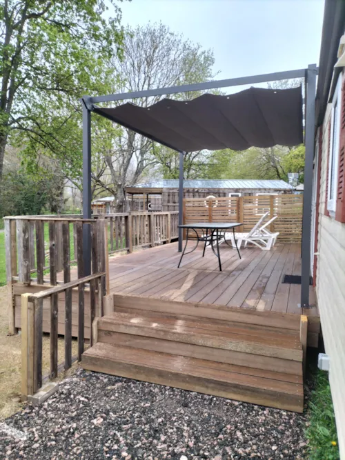 Huuraccommodatie(s) - Stacaravan Grand Confort 2 Slaapkamers 36 M² - image n°1 - Camping Au Pré Du Lac