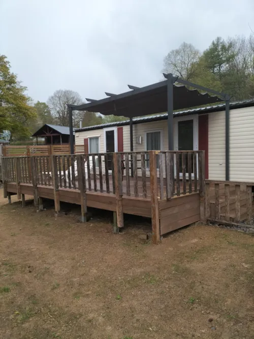Huuraccommodatie(s) - Stacaravan Grand Confort 2 Slaapkamers 36 M² - image n°2 - Camping Au Pré Du Lac