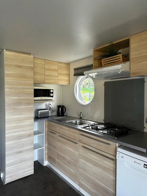 Location - Mobil Home 2 Chambres Grand Confort 30 M² - image n°7 - Camping Au Pré Du Lac