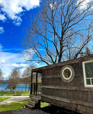 Locatif - Mobile home Grand Confort 2 bedrooms 30 m² - Camping Au Pré Du Lac