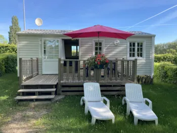Mietunterkunft - Mobilheim Calvi - 2 Schlafzimmer - - Camping Les Portes du Perche