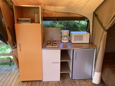 Canvas bungalow CARAIBES - 2 bedrooms -