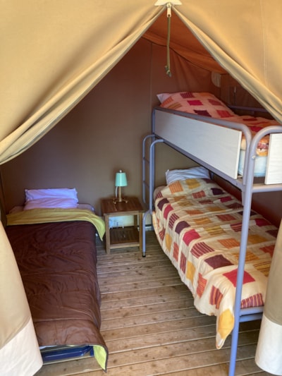 Canvas bungalow CARAIBES - 2 bedrooms -