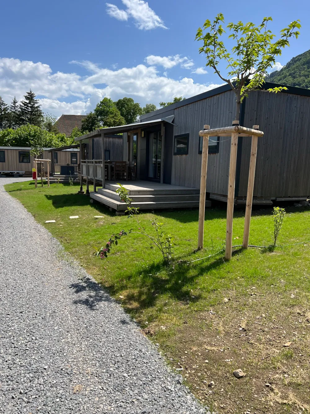 Location - Mobil Home Taos + Grand Confort Côté Lac, 3 Chambres, 2 Salles D'eau - Camping D'Herbelon