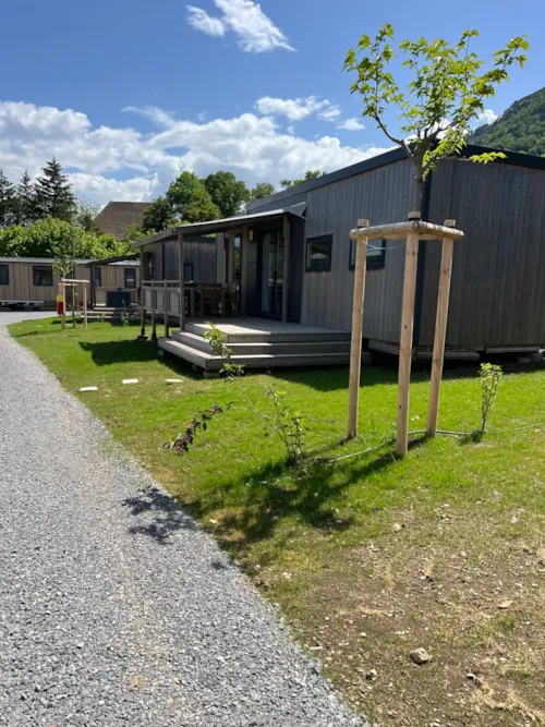 Mietunterkunft - Mobilheim Taos + Grand Confort Am See, 3 Schlafzimmer, 2 Badezimmer - image n°1 - Camping D'Herbelon