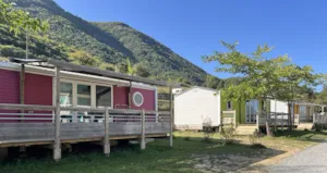 Locatif - Mobil home O'hara Confort proche du  lac, 3 chambres, 1 salle d'eau - Camping D'Herbelon