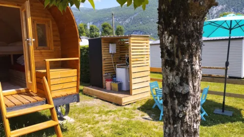 Mietunterkunft - Planwagen - image n°2 - Camping Le Hameau des Pêcheurs