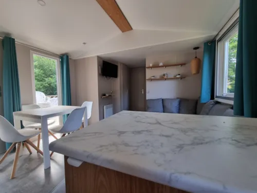 Location - Mobil-Home Tazawa - 3 Chambres - Climatisé - image n°4 - Camping Le Hameau des Pêcheurs