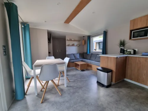 Location - Mobil-Home Tazawa - 3 Chambres - Climatisé - image n°3 - Camping Le Hameau des Pêcheurs