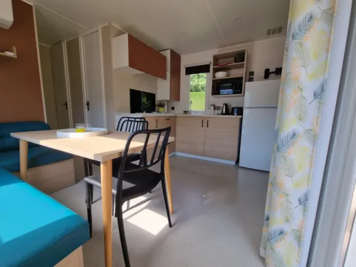 Mietunterkunft - Mobilheim „Nicaragua“ – 3 Schlafzimmer – Klimatisiert - image n°2 - Camping Le Hameau des Pêcheurs