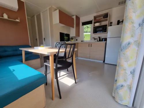 Mietunterkunft - Mobilheim „Nicaragua“ – 3 Schlafzimmer – Klimatisiert - image n°3 - Camping Le Hameau des Pêcheurs
