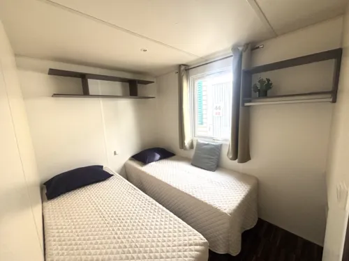 Mietunterkunft - Mobilheim Titicaca – 3 Schlafzimmer – Klimatisiert - image n°7 - Camping Le Hameau des Pêcheurs