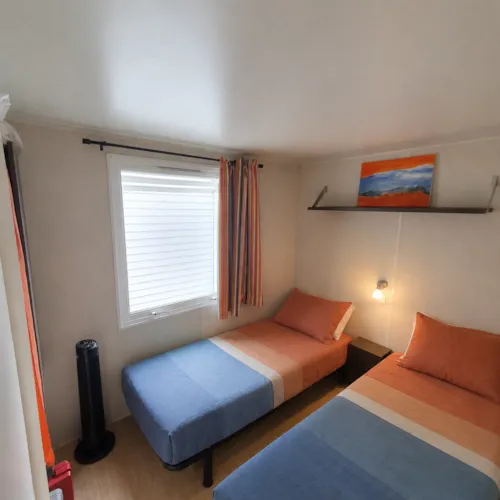 Huuraccommodatie(s) - Stacaravan Mélissani Met 2 Slaapkamers En Airconditioning - image n°4 - Camping Le Hameau des Pêcheurs