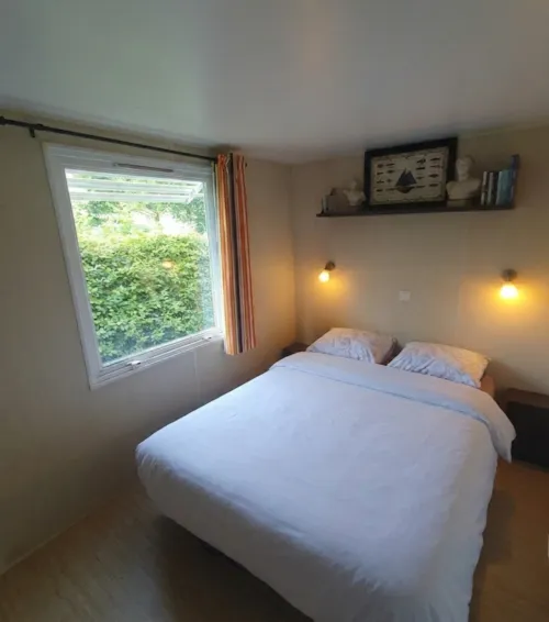 Huuraccommodatie(s) - Stacaravan Mélissani Met 2 Slaapkamers En Airconditioning - image n°3 - Camping Le Hameau des Pêcheurs