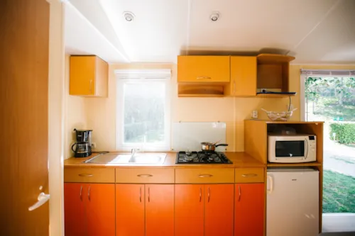 Huuraccommodatie(s) - Stacaravan - 2 Slaapkamers - - image n°4 - Camping Côté Vercors